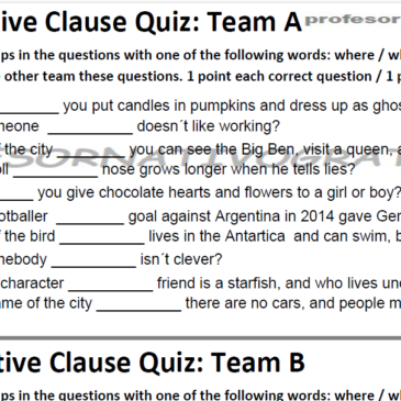 Relative Clauses