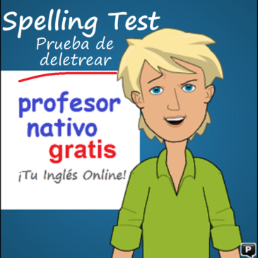 Prueba de deletrear en Inglés