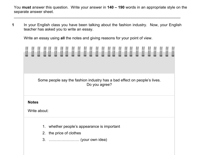 How to pass Cambridge First Certificate Writing