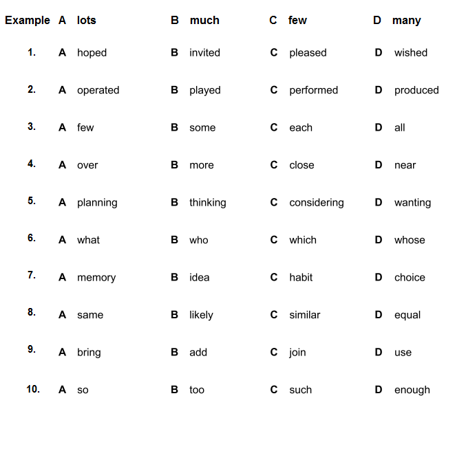 PET exam part 5 with answers con respuestas