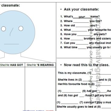 First Class for Elementary Students (free pdf.)