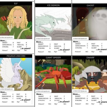 Monster Trumps: Free Comparative Game for Kids