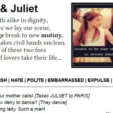 Romeo & Juliet (Advanced Shakespeare ESL CLass) +pdf.