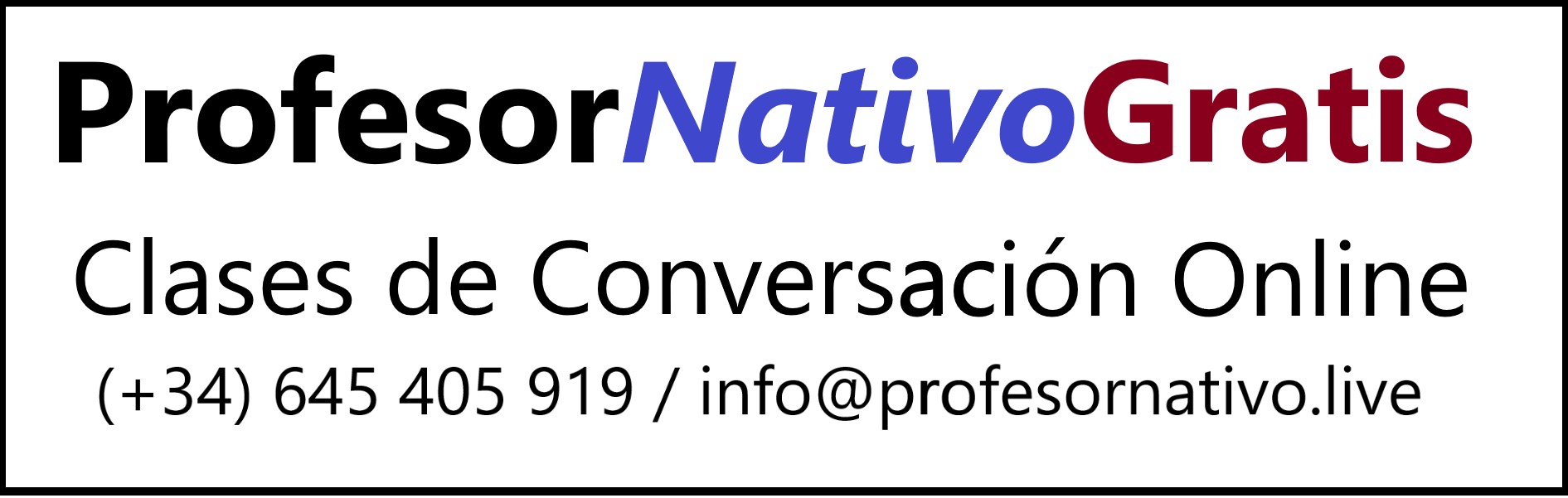 Profesor Nativo Gratis